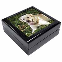 Yellow Labrador Dog Keepsake/Jewellery Box
