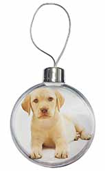 Yellow Labrador Christmas Bauble