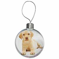 Yellow Labrador Christmas Bauble