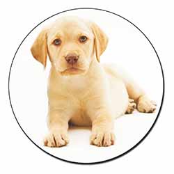 Yellow Labrador Fridge Magnet Printed Full Colour