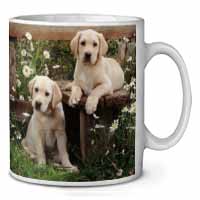 Yellow Labrador Puppies Ceramic 10oz Coffee Mug/Tea Cup