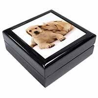 Yellow Labrador Dogs Keepsake/Jewellery Box