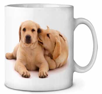 Yellow Labrador Dogs Ceramic 10oz Coffee Mug/Tea Cup