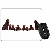 Chocolate Labrador Puppies Computer Mouse Mat