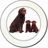 Chocolate Labrador Puppies Car or Van Permit Holder/Tax Disc Holder