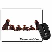 Chocolate Labradors-Love Computer Mouse Mat