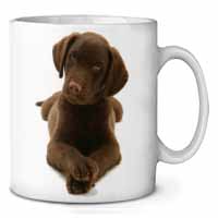 Chocolate Labrador Puppy Dog Ceramic 10oz Coffee Mug/Tea Cup