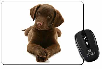 Chocolate Labrador Puppy Dog Computer Mouse Mat