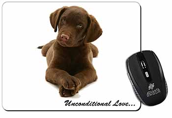 Chocolate Labrador Puppy Computer Mouse Mat
