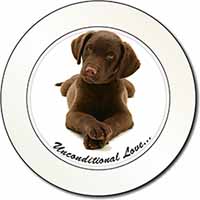 Chocolate Labrador Puppy Car or Van Permit Holder/Tax Disc Holder