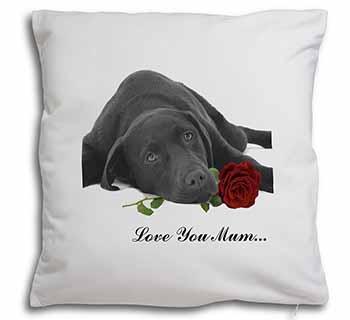 Labrador with Rose 