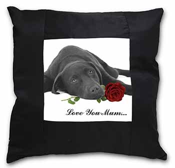 Labrador with Rose 