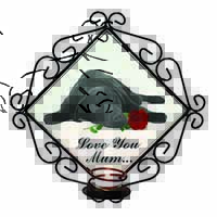 Labrador with Rose 