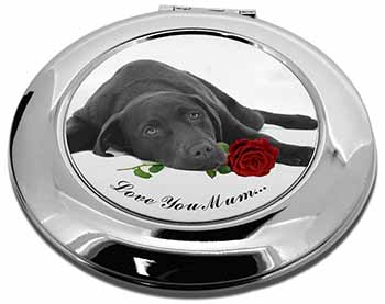 Labrador with Rose 