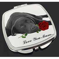 Labrador with Rose 