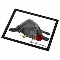 Labrador with Rose 