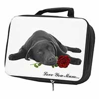 Labrador with Rose 