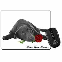 Labrador with Rose 