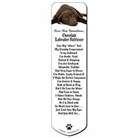 Chocolate Labrador Grandma Bookmark, Book mark, Printed full colour