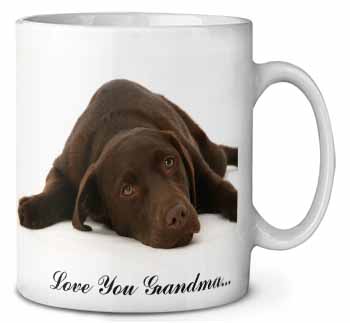 Chocolate Labrador Grandma Ceramic 10oz Coffee Mug/Tea Cup