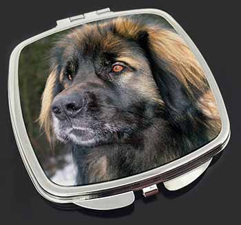 Black Leonberger Dog Make-Up Compact Mirror
