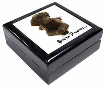 Chocolate Labrador Dog Love Keepsake/Jewellery Box