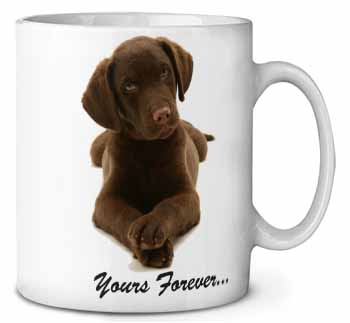 Chocolate Labrador Dog Love Ceramic 10oz Coffee Mug/Tea Cup
