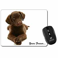 Chocolate Labrador Dog Love Computer Mouse Mat