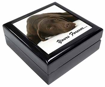 Chocolate Labrador Dog Love Keepsake/Jewellery Box