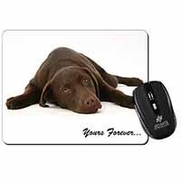 Chocolate Labrador Dog Love Computer Mouse Mat