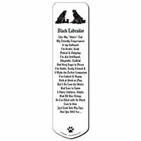 Black Labradors Bookmark, Book mark, Printed full colour
