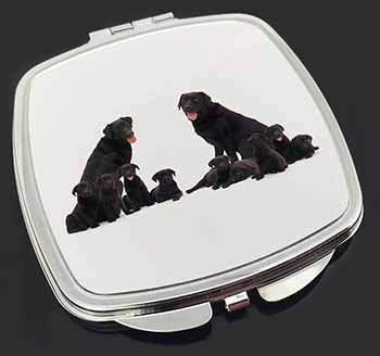 Black Labradors Make-Up Compact Mirror