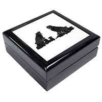Black Labradors Keepsake/Jewellery Box