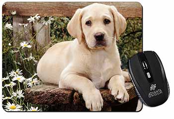 Yellow Labrador Puppy Computer Mouse Mat