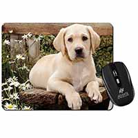 Yellow Labrador Puppy Computer Mouse Mat