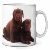 Chocolate Labrador Puppy Dogs Ceramic 10oz Coffee Mug/Tea Cup