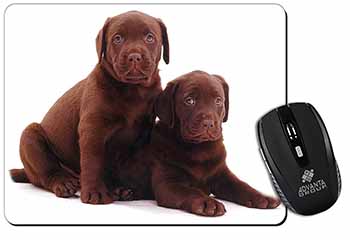 Chocolate Labrador Puppy Dogs Computer Mouse Mat