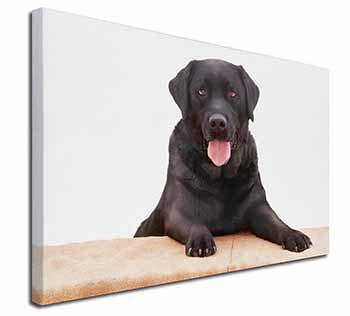 Black Labrador Dog Canvas X-Large 30"x20" Wall Art Print