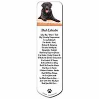 Black Labrador Dog Bookmark, Book mark, Printed full colour