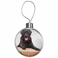 Black Labrador Dog Christmas Bauble