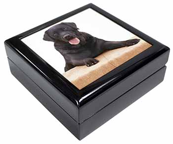 Black Labrador Dog Keepsake/Jewellery Box