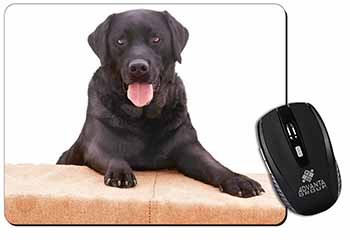 Black Labrador Dog Computer Mouse Mat