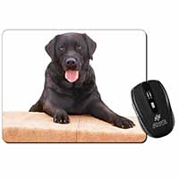 Black Labrador Dog Computer Mouse Mat