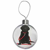 Black Goldador Dog Christmas Bauble