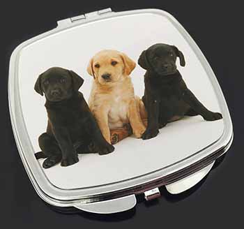 Labrador Puppies Make-Up Compact Mirror