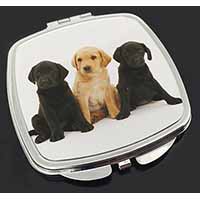 Labrador Puppies Make-Up Compact Mirror