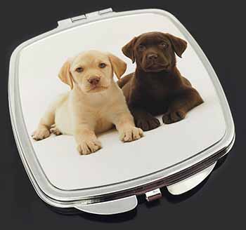 Labrador Puppy Dogs Make-Up Compact Mirror