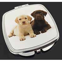 Labrador Puppy Dogs Make-Up Compact Mirror