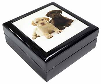 Labrador Puppy Dogs Keepsake/Jewellery Box