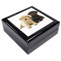 Labrador Puppy Dogs Keepsake/Jewellery Box